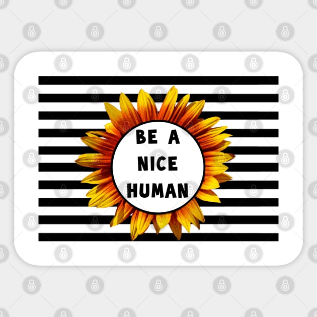 Nice human Sticker by Madblossom
